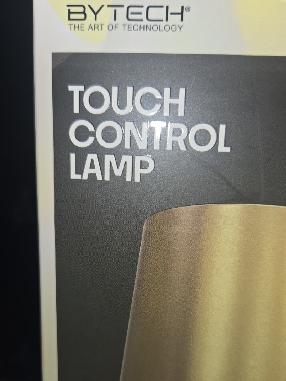 Touch Control LED Table Lamp - Gold Finish - Picture 2 of 5